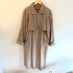 Elegant Women's Taupe Trench Coat